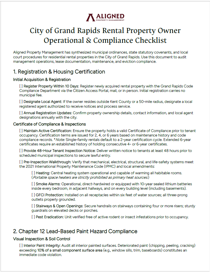 Aligned Property Management_Compliance Checklist_Full